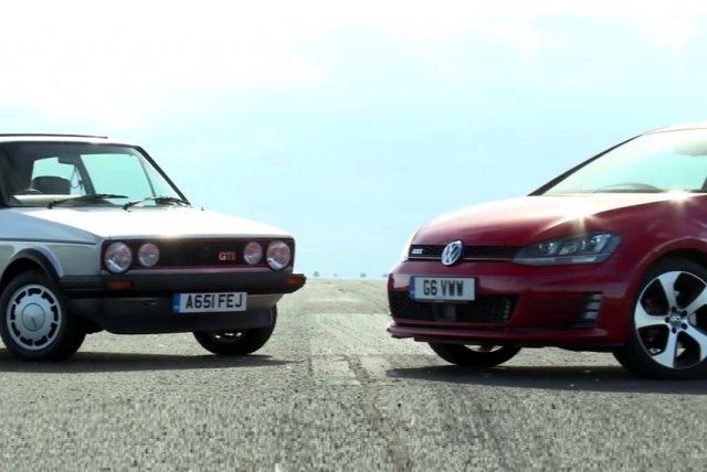 Първият срещу последният Golf GTI