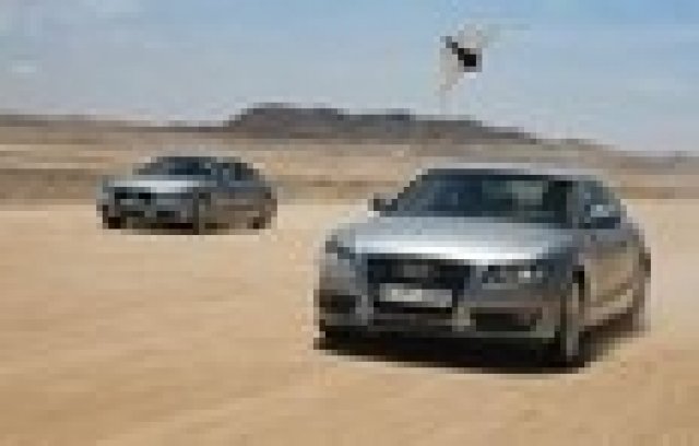 TV спотът на Audi А5 сниман в Намибия