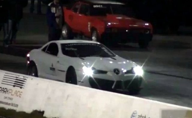 Mercedes SLR постави рекорд на 1/4 миля