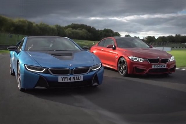 BMW i8 срещу BMW М4