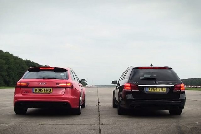 Суперкомбита: Audi RS6 Vs Mercedes E63 S