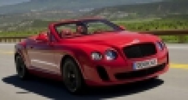 Най-бързият кабриолет на Bentley