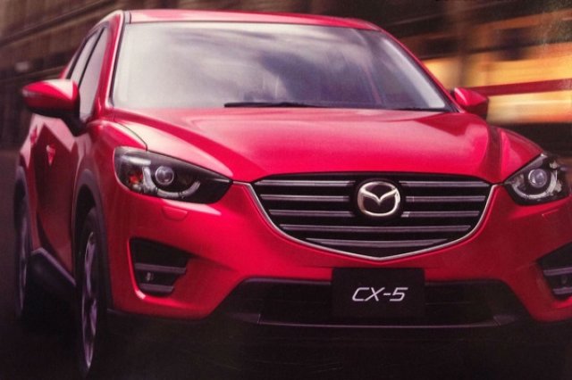 Обновената Mazda CX-5 лъсна в нета