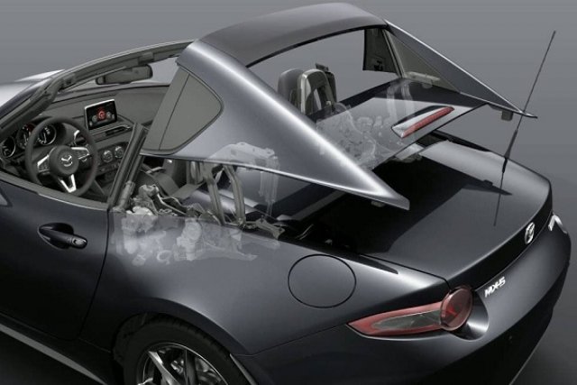Новата Mazda MX-5 RF е като умалено Porsche 911 Targa (Видео)