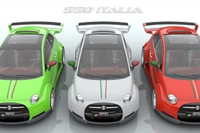 Fiat 500 с двигател Ferrari