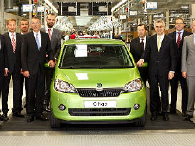 Произведоха първата Škoda Citigo 