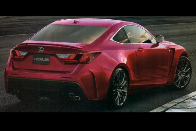 Първи снимки на Lexus RC F
