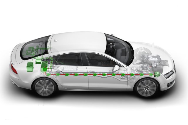 Audi работи върху умен хибрид