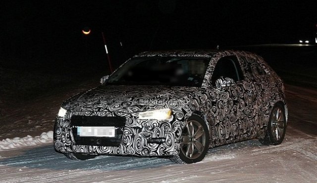 Хванаха Audi A3 на зимни тестове