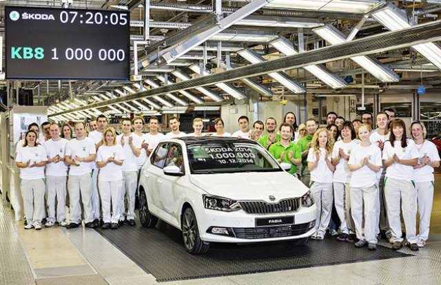 Милионната Skoda се оказа бяла Fabia
