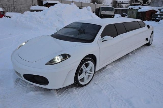 От Peugeot 406 Coupe до Ferrari F430 Limo