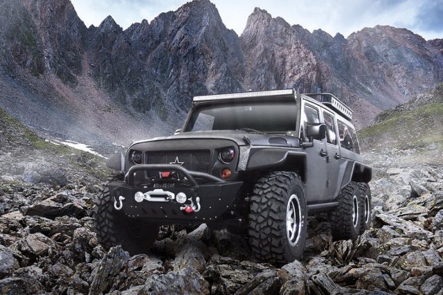 Jeep Wrangler вече като 6х6 пикап