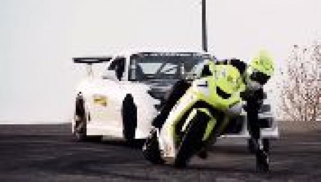 Дрифт - Авто VS Мото