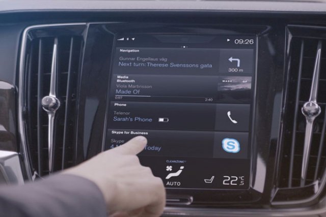Новите модели на Volvo вече имат Skype