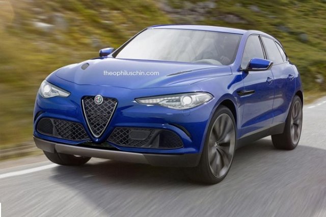 Кросовърът на Alfa Romeo предизвиква Porsche Cayenne Turbo S