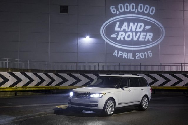 Land Rover построи 6-милионният си модел