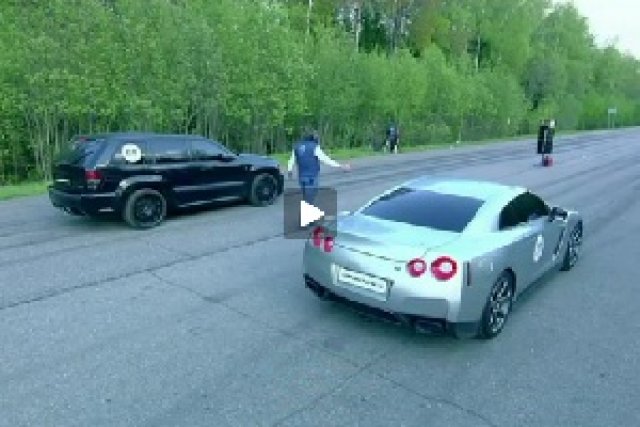 Cherokee с 1000 к.с. срещу R8, GT-R и X6M