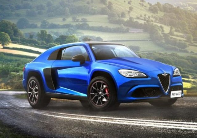Идеалният автомобил - синьо Lamborghini, произведено от Bentley