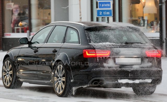 Шпионски снимки на новото Audi RS6