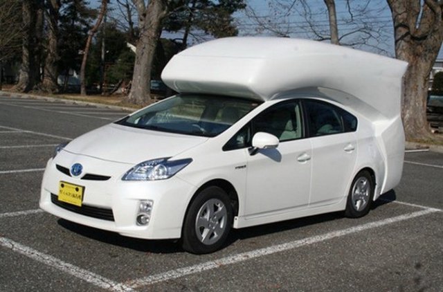 Prius се превърна в кемпер