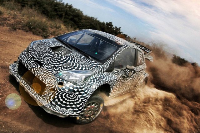 Yaris за рали - звук и картина