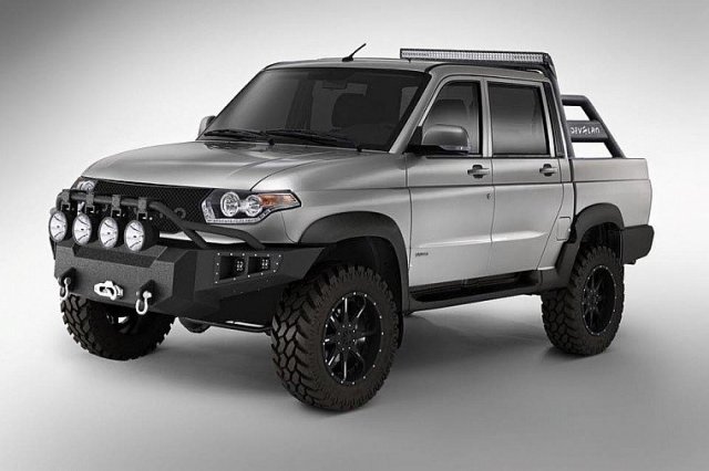 UAZ Pickup стана Mercedes
