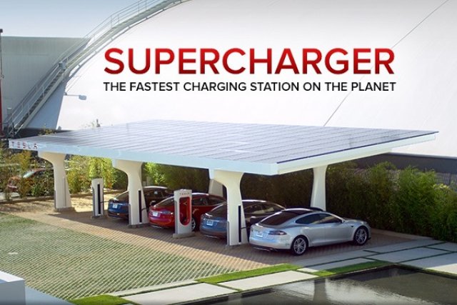 Суперзарядните на Tesla са вече в Европа