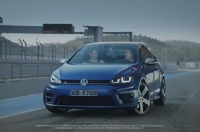 Себастиен Ожие подкара Volkswagen Golf R