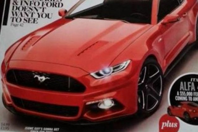 Новият Ford Mustang изгря на корица