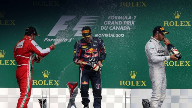 Фетел записа трета победа за сезона