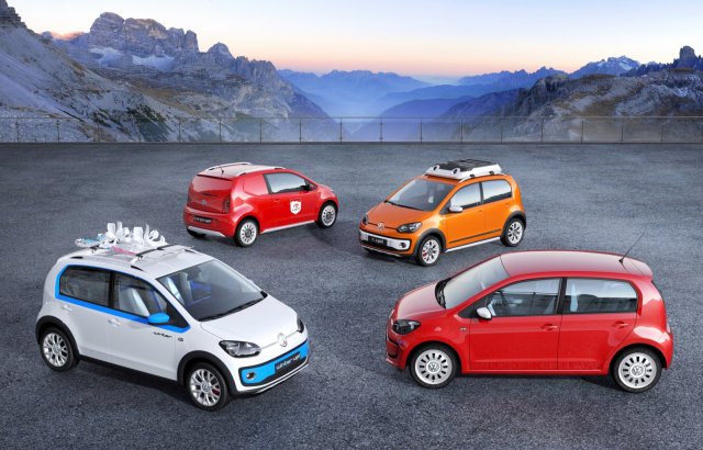 Volkswagen с 4 варианта на up! в Женева
