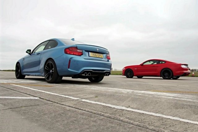 BMW M2 vs. Mustang V8