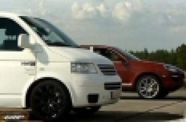 Може ли бус да засрами Cayenne Turbo S?