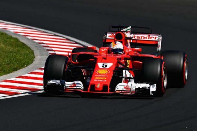 Ferrari на първа редица в Унгария
