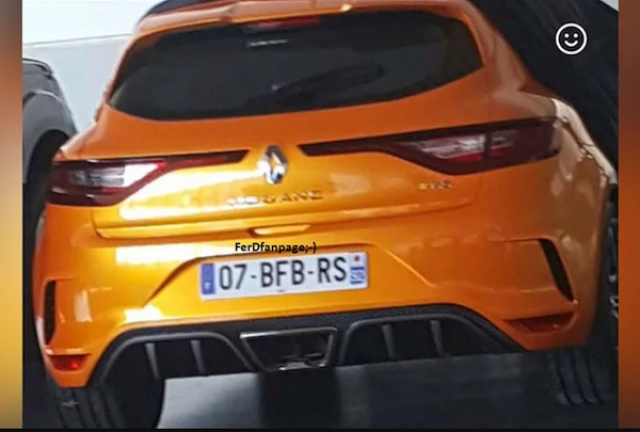 Първа снимка на новия Renault Megane RS