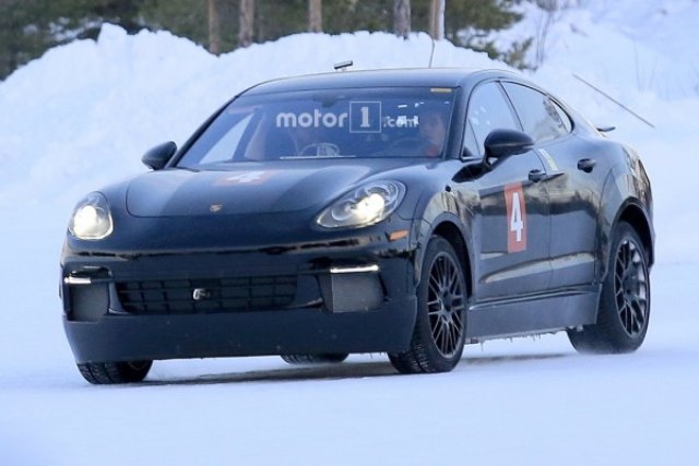 Porsche тества загадъчен модел