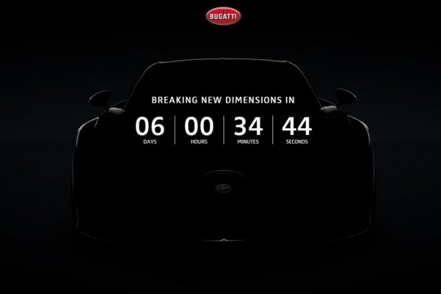 6 дни до премиерата на Bugatti Chiron