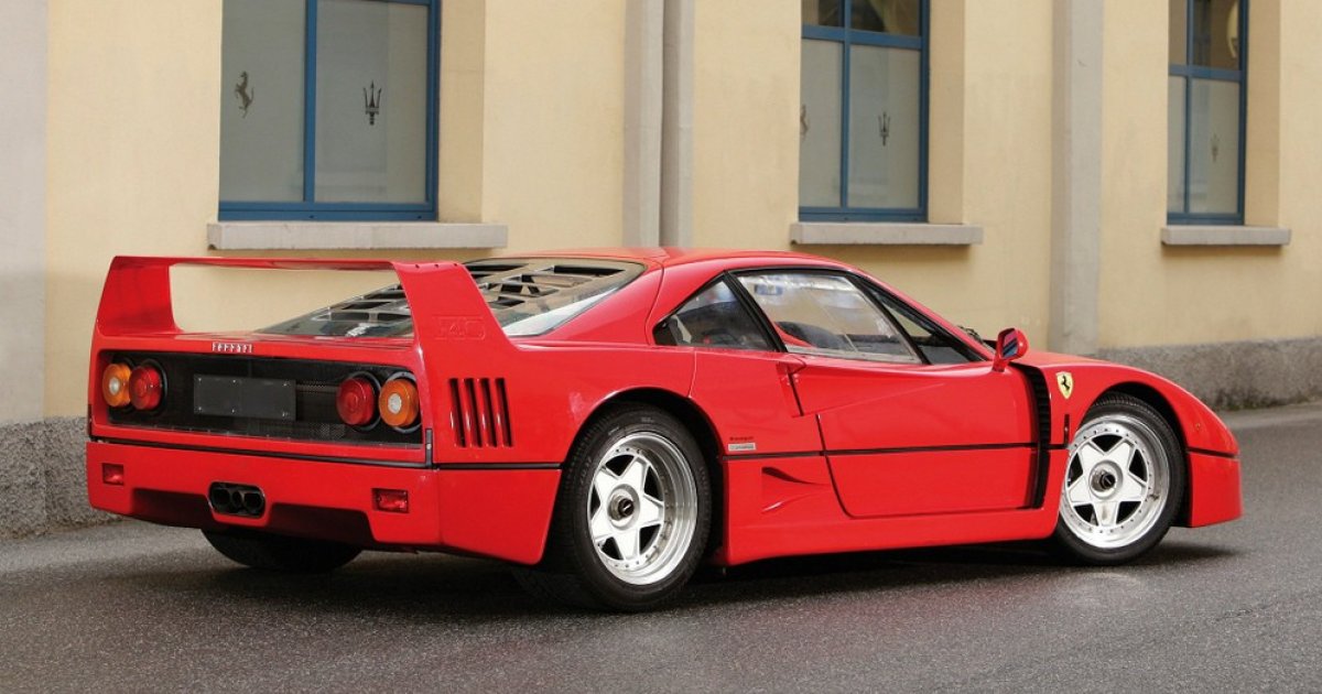 Ferrari f40 белая