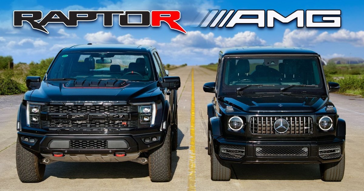 Mercedes Raptor Ford F-150 Raptor R срещу Mercedes-AMG G 63 - кой е по-бърз? - AУТОМЕДИЯ