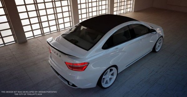 Тунинг за Lada Vesta от руското ателие Verge Kit