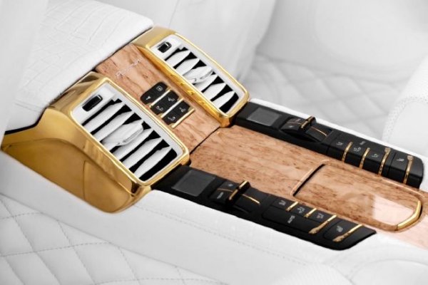 Крокодилска кожа и истинско злато - Porsche Panamera Turbo S от TopCar