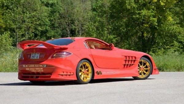 Mercedes-Benz SLR McLaren Red Gold Dream 