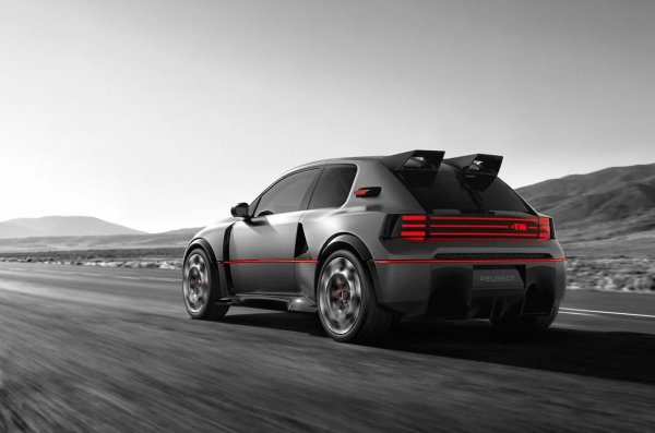 Каросерията на E-T16 се отличава с разширени калници, агресивни въздухозаборници, голямо задно крило и смели аеродинамични елементи. Сред детайлите, които директно напомнят за предшественика, са матовият сив цвят на купето, червената линия, опасваща целия автомобил, както и характерните пропорции на задната част.

В същото време, E-T16 не е просто ретро-копие на 205 T16. Концепцията демонстрира дизайнерската философия &bdquo;Feline Future&ldquo; (&bdquo;Коткоподобно бъдеще&ldquo;), която според Peugeot ще залегне в основата на бъдещите модели на марката, включително следващото поколение на E-208.
