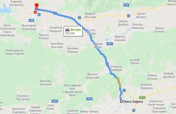 Относително прав участък, който позволява високи скорости - което обяснява и 83-те катастрофи през по-миналата година. Повечето са заради неправилно изпреварване. 
