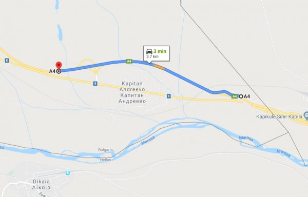 В участъка преди граничния пункт с Турция има няколко преплитания на пътните потоци, усложнени от постоянната колона чакащи ТИР-ове. От Пътна полиция още преди две години призоваха да се изградят специални паркинги, така че товарните камиони да не пречат на движението. 
