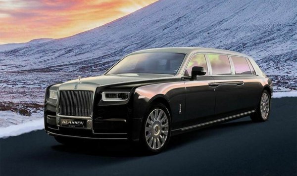 Ето го и новият Rolls-Royce Phantom от вече споменатата компания Klassen, който вече може да бъде поръчан. Вярно е, че струва доста &ndash; 3 млн. евро. Както и в случая с Range Rover Autobiography, германците са удължили автомобила с повече от метър &ndash; до 7032 мм. Балистичната защита от клас B7 позволява на машината да издържи обстрел от автомат &bdquo;Калашников&ldquo;, както и атака с гранати.