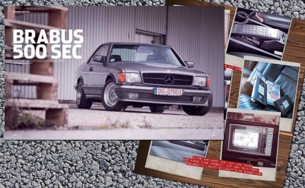 Годината е едва 1983, а Brabus набира голяма популярност с модифицираните си S-Class модели. Въпреки че фирмата е основана на базата на технически подобрения, след специална заявка от клиент в Близкия Изток, Brabus става първият тунер поставил телевизор в тогавашния топ модел на Mercedes - 500 SEC. Системата била последен писък на техниката за времето си и дори можела да възпроизвежда видео касети.