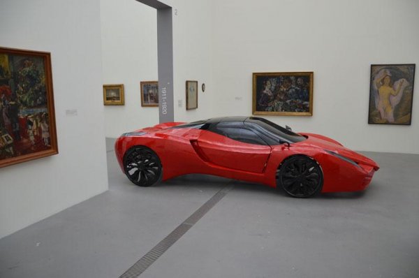 Fahrradi Farfall FFX - реплика на Ferrari FXX, която се задвижва с въртене на педали 