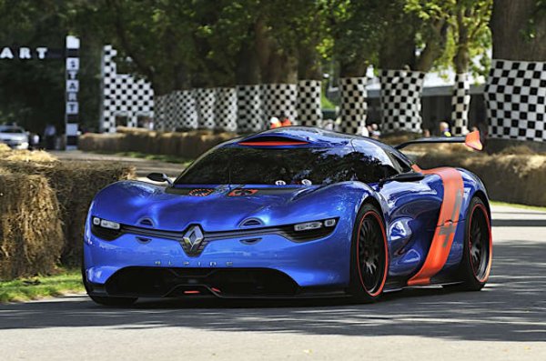 Първият знак, че Alpine ще се завърне, беше концепция, наречена A110-50. Разкрита при Гран при на Монако през 2012 година, тя беше предназначена отчасти да отпразнува 50-ата годишнина от публичното представяне на оригиналния A110 на автомобилното изложение в Париж.

Каросерията от въглеродни влакна имаше някаква прилика с тази на berlinette, но колата беше по същество преработка на състезателния Renault M&eacute;gane Trophy. 3,5-литровият V6 беше пренесен, но монтиран за първи път в историята на Alpine пред задните колела, а не зад тях. Скоростната кутия беше полуавтоматична, шестстепенна.