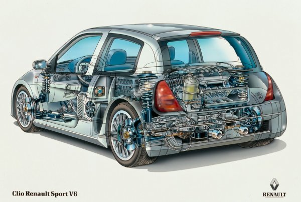 6-степенната скоростна кутия, доставящата тягата към задните колела е разработена на базата на конвенционалната трансмисия с 5 предавки. В допълнение, за подобряване на сцеплението, е монтиран и диференциал с ограничено приплъзване.

Малкият "звяр" ускорявал от 0 до 100 км/ч за 6,4 секунди и имал максимална скорост от 237 км/ч.
